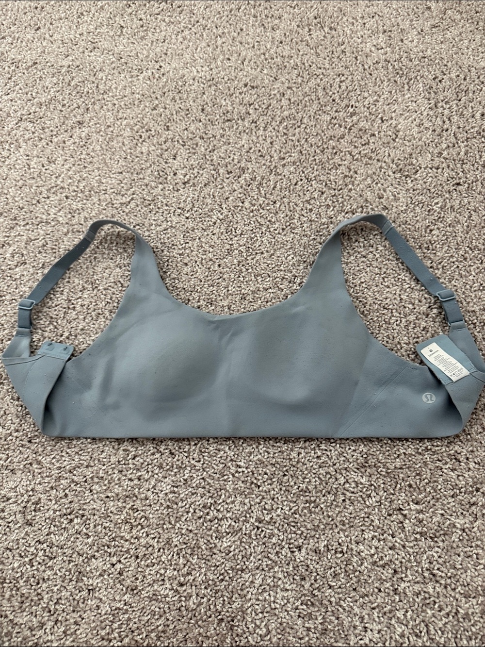 lululemon athletica Slate Blue Seamless Sports Bra